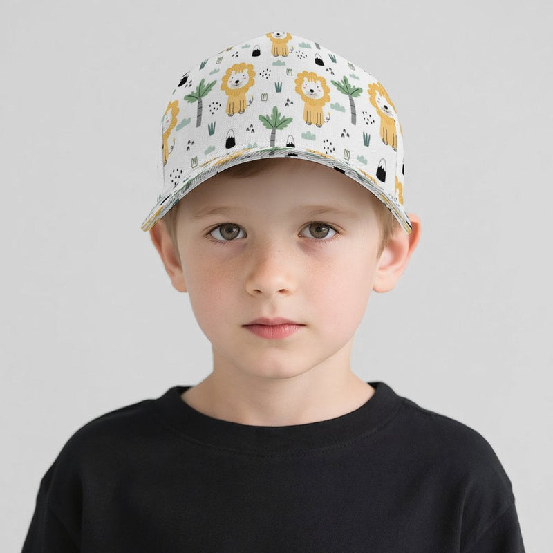 Lions Kids Baseball Cap Kids Baseball Hat animal Printed Offshore