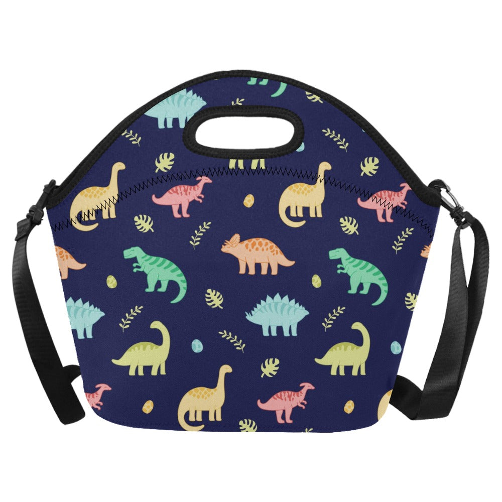 Dinosaurs - Neoprene Lunch Bag One Size Neoprene Lunch Bag Printed Offshore