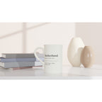 Motherhood Definition - White 10oz Porcelain Slim Mug Porcelain Mug Globally Fulfilled Mum