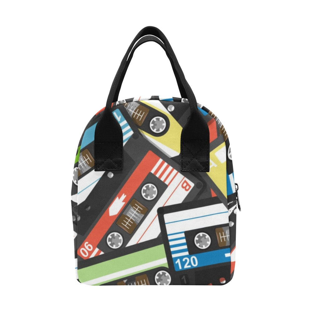 Cassette Tapes - Zipper Lunch Bag Zipper Lunch Bag Printed Offshore