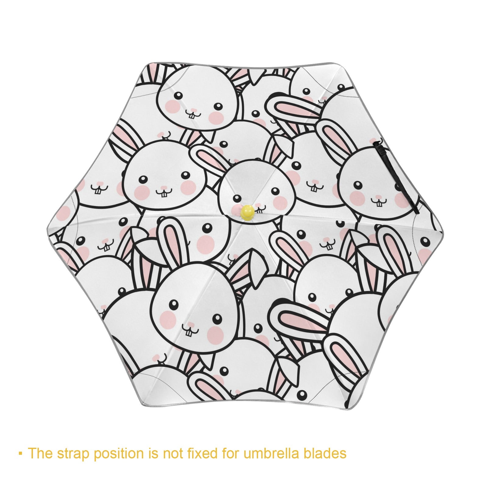 Toothy Rabbits Kids Safe Round Corner Umbrella Kids Safe Round Corner Umbrella animal Printed Offshore
