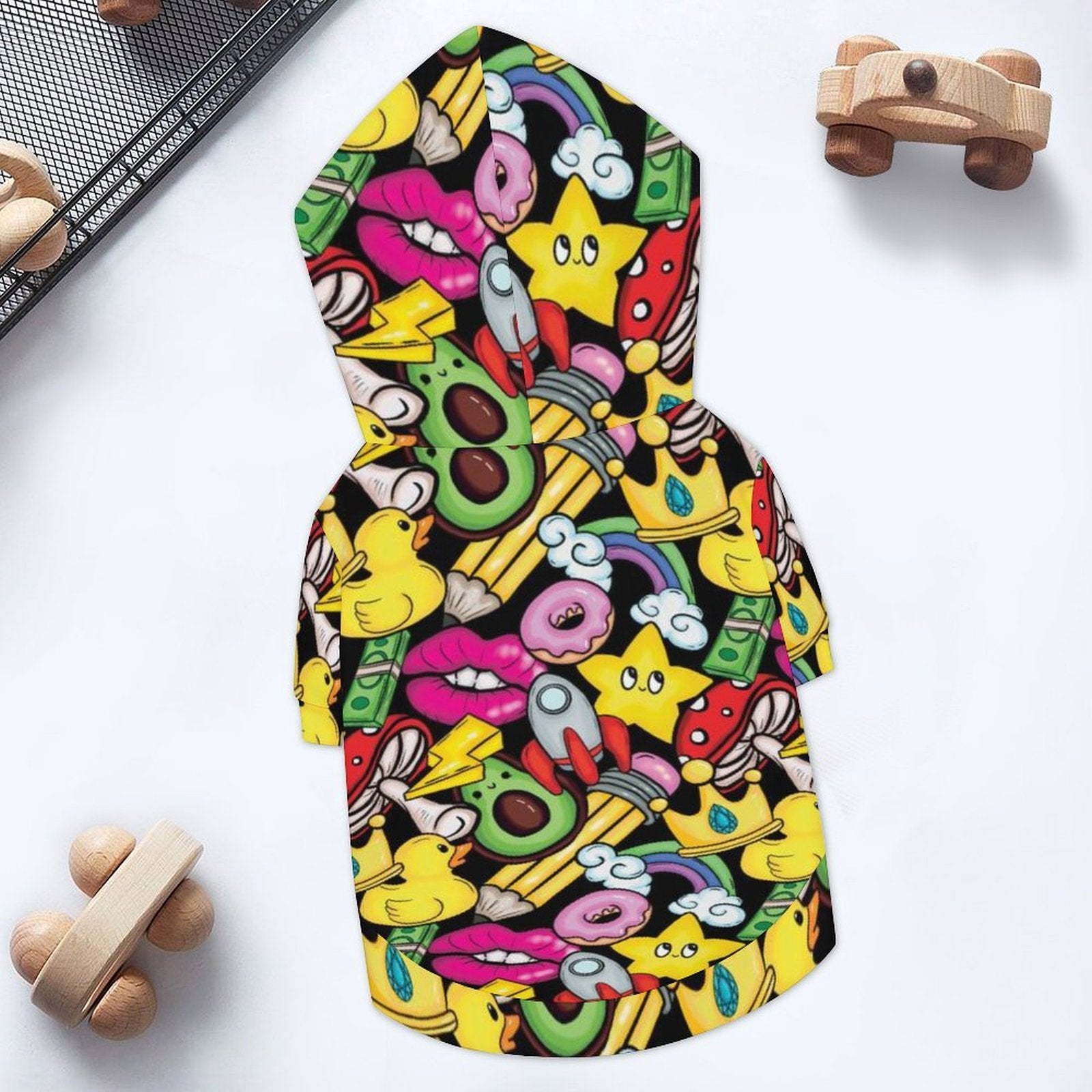 Bright And Cute Pet Hoodie (Small Size)