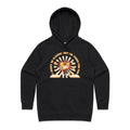 I Might Be Classic But I'm Tuned For Fun Women's AS Colour Hoodie Black Womens Hoodie Music Printed In Australia Retro