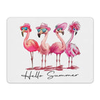 Flamingo, Hello Summer Leather Mouse Pad Leather Mouse Pad animal Printed Offshore