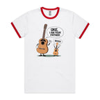 Uke, I Am Your Father, Guitar Ukulele - Staple Ringer Tee
