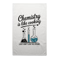 Chemistry Is Like Cooking AS Colour Tea Towel