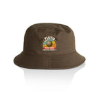 Never Forget Pluto - AS Colour Bucket Hat Walnut One Size As Colour Bucket Hat Printed In Australia Space