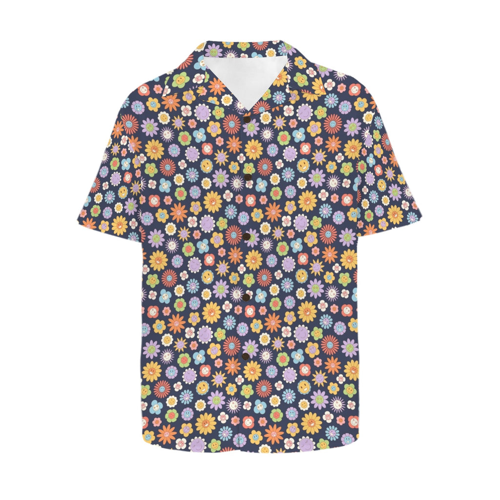 Groovy Flowers Men's Hawaiian Shirt