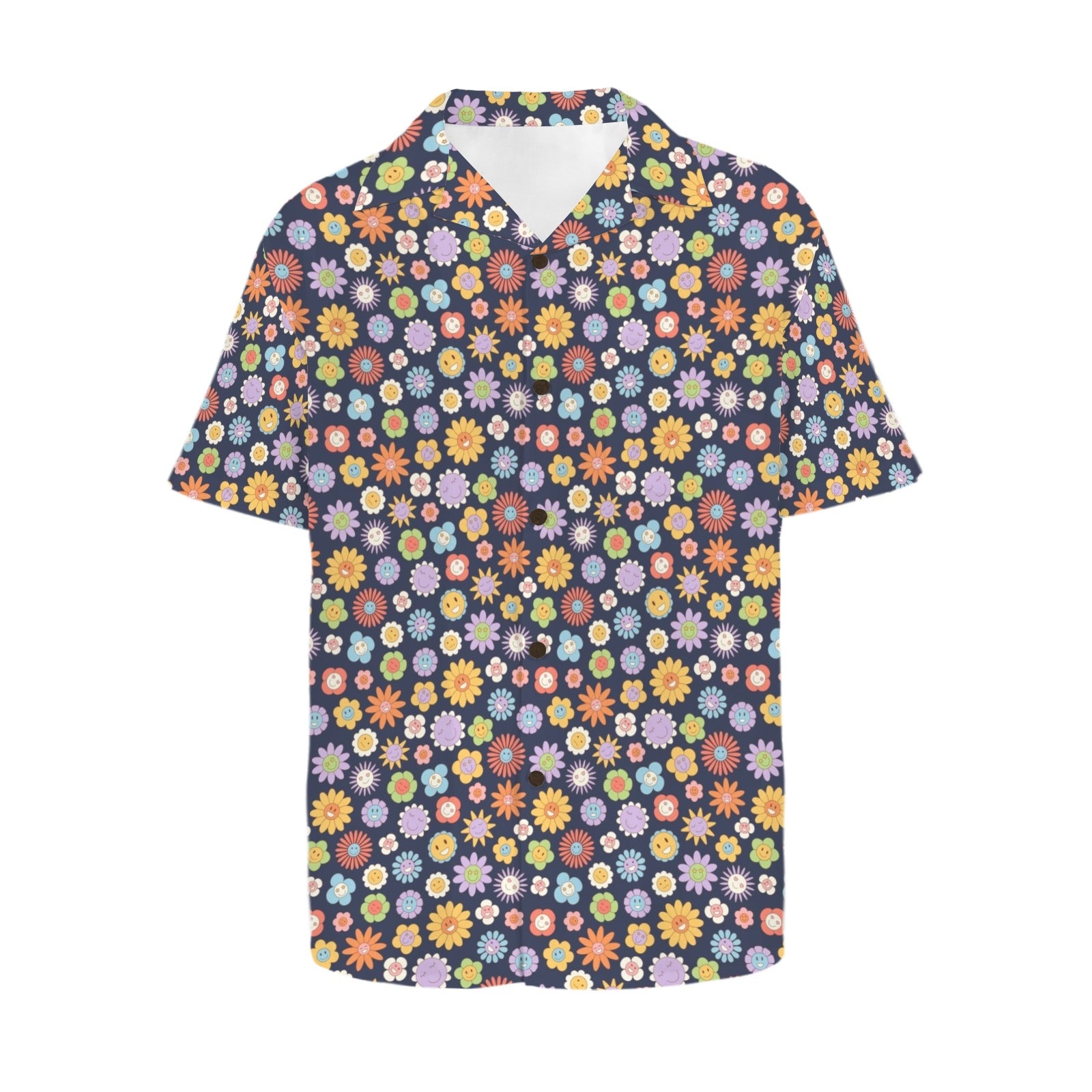 Groovy Flowers Men's Hawaiian Shirt