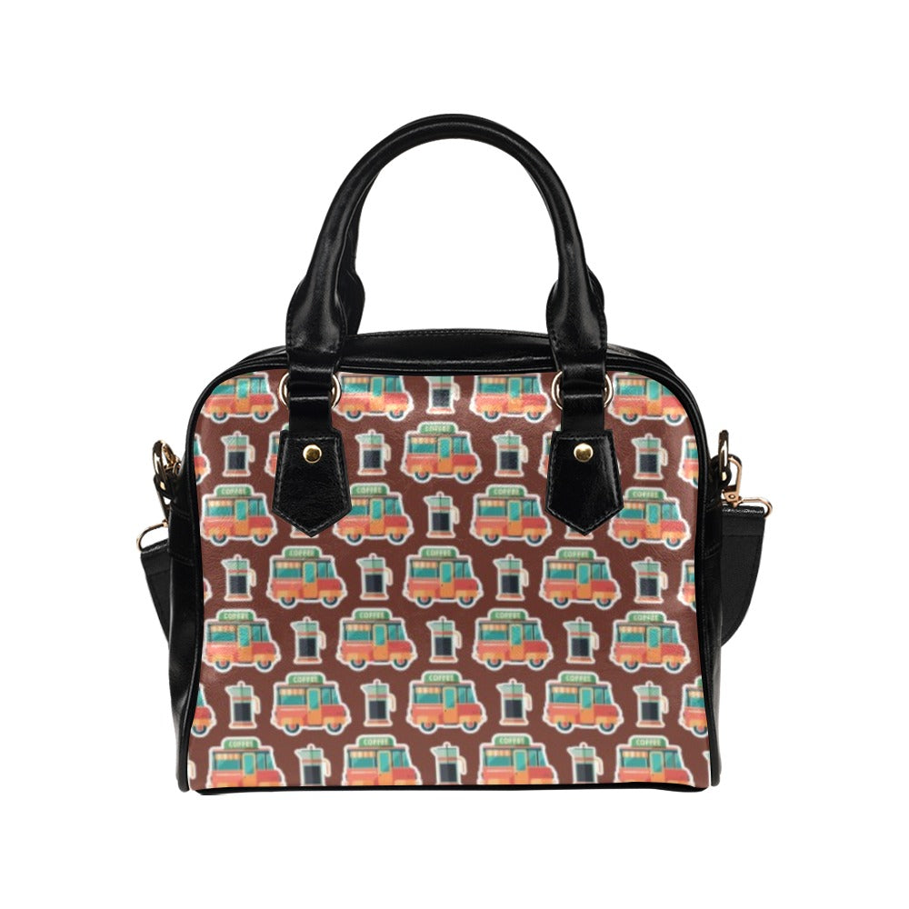Coffee Van - Shoulder Handbag (Model 1634) Shoulder Handbags (1634)