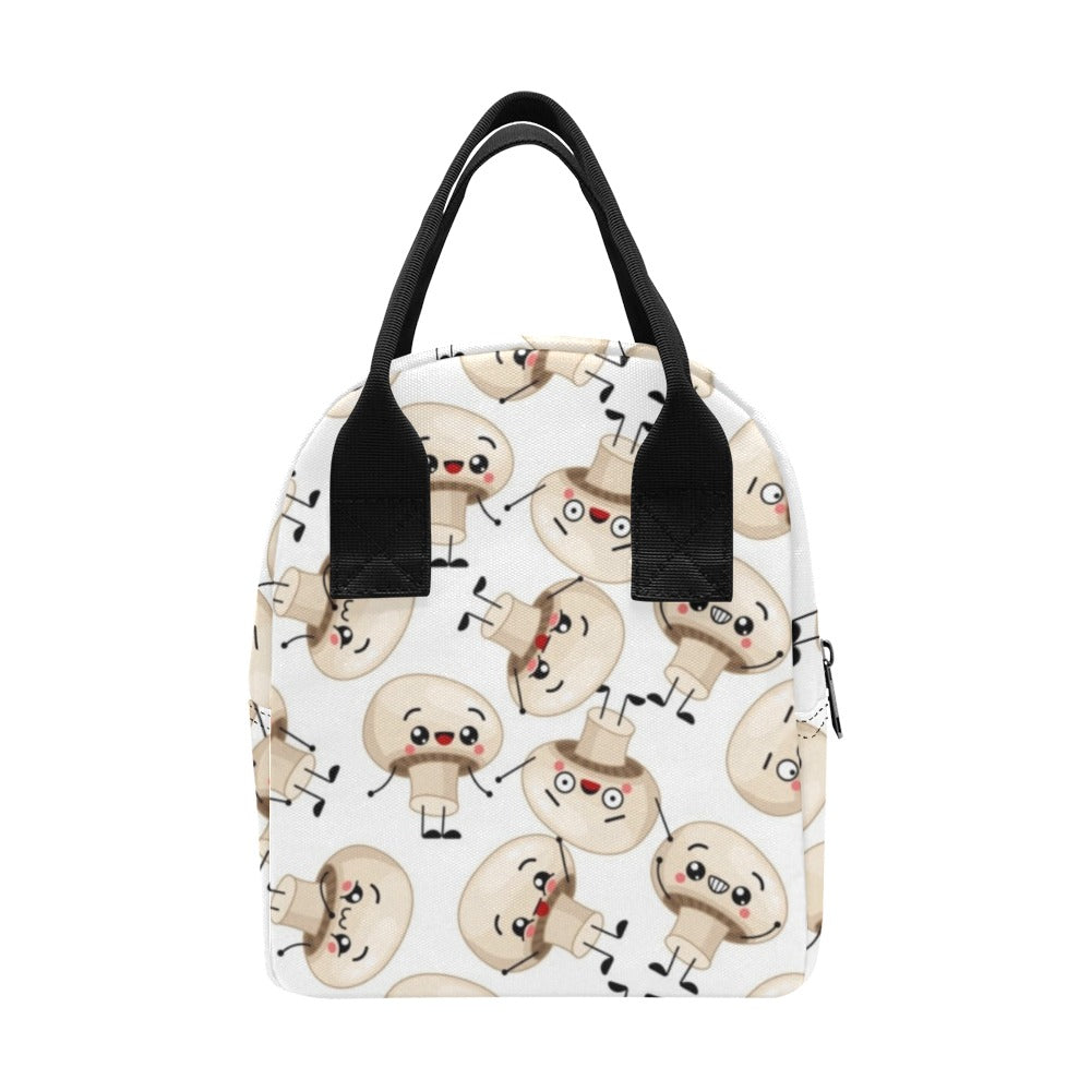 Cute Mushrooms - Zipper Lunch Bag Zipper Lunch Bag Printed Offshore