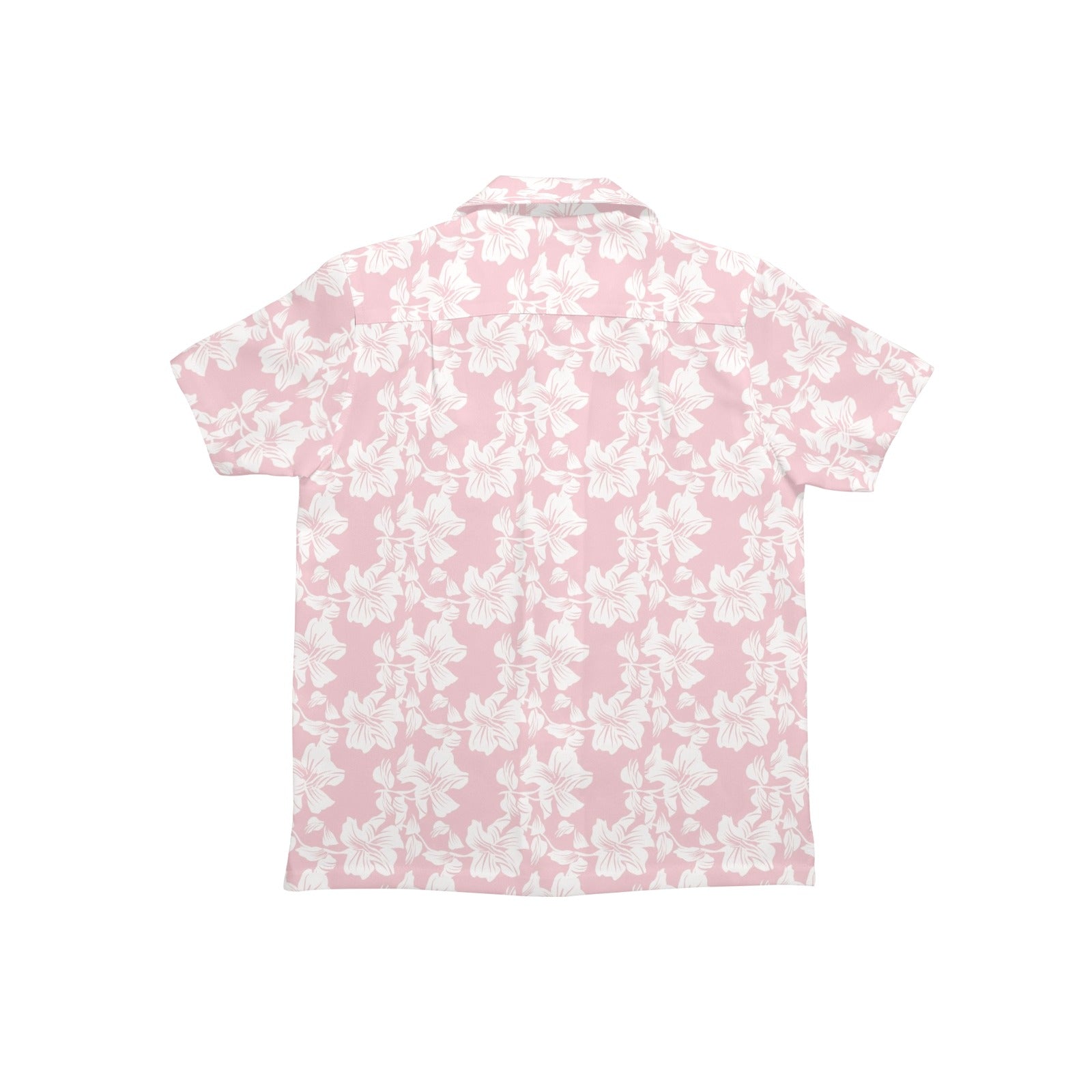 Pink Hawaiian Floral Junior Kids Hawaiian Shirt