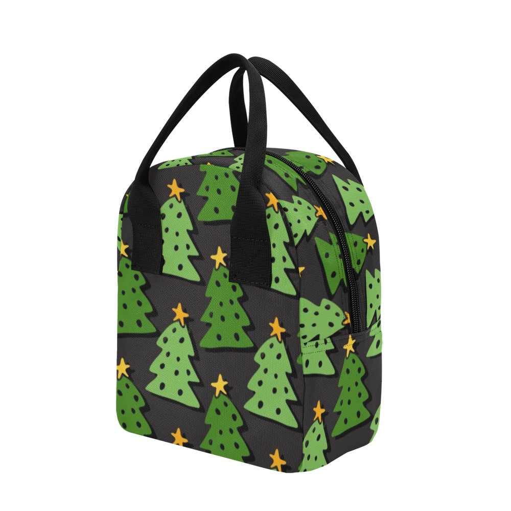 Christmas Trees - Zipper Lunch Bag Zipper Lunch Bag Printed Offshore