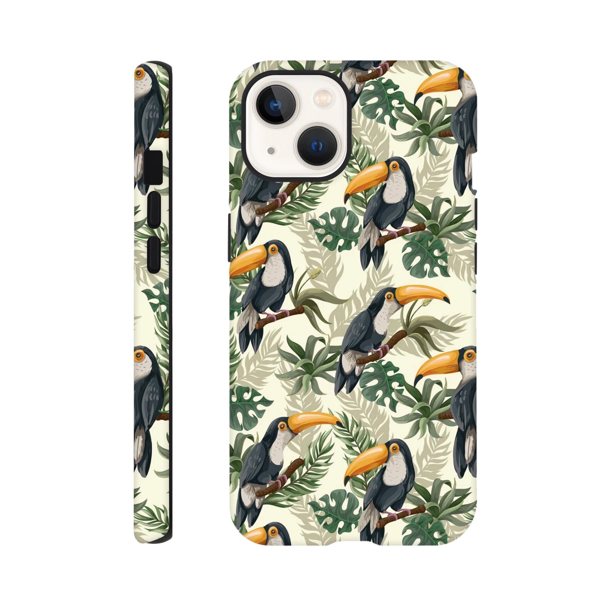 Toucan Jungle - Apple iPhone Tough case iPhone 13 iPhone Tough Case animal Globally Fulfilled