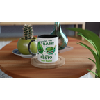 Personalised - You're The Basil To My Pesto, Valentine - White 11oz Ceramic Mug with Colour Inside Personalised 11oz Mug