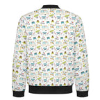 Camping Life Men's Casual Zip‑Up Bomber Jacket