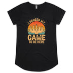 Chess, I Paused My Game To be Here - Womens Scoop Neck T-Shirt Black Chess Games Printed In Australia
