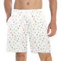 Paw Print Men's Mid-Length Beach Shorts 5XL Men's Mid-Length Beach Shorts animal Printed Offshore