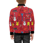 Guitars Kids Bomber Jacket Kids Bomber Jacket Music Printed Offshore