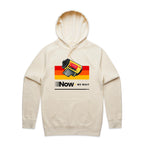 Camera Film, Now We Wait Men's AS Colour Hoodie Ecru Mens Hoodie Printed In Australia Retro