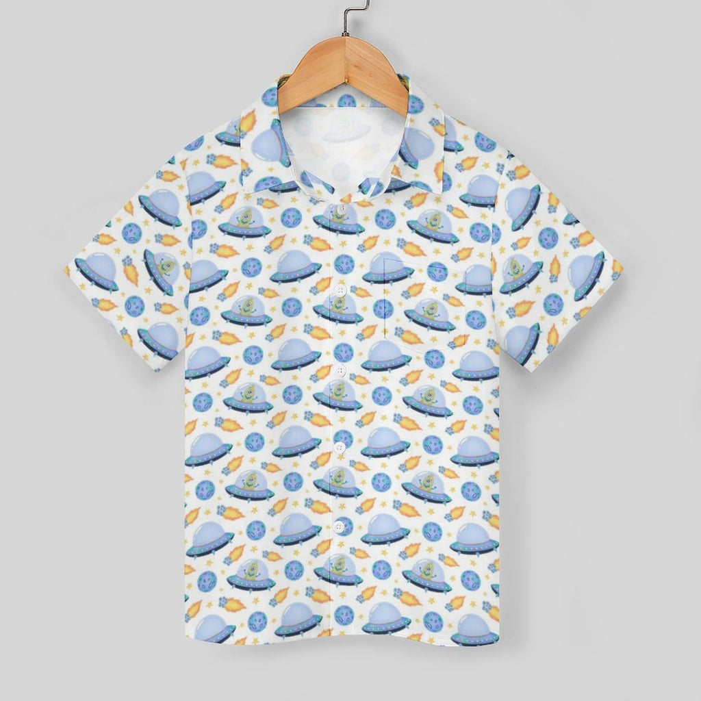 UFO's Kids Cotton Short Sleeve Shirt