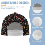 Colourful Music Notes Kids Baseball Cap
