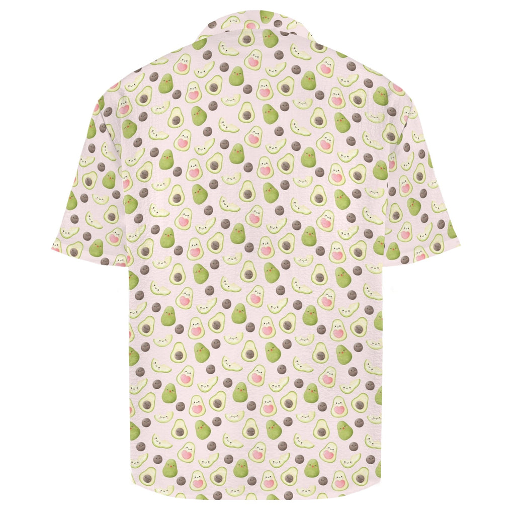 Avocado Love Men's Crinkle Hawaiian Shirt