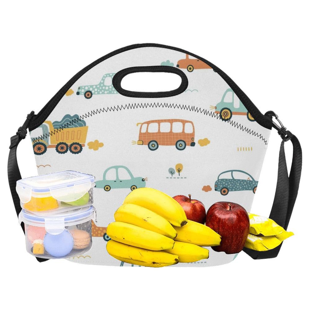 Cars - Neoprene Lunch Bag Neoprene Lunch Bag Printed Offshore