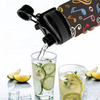 Music Notes - Insulated Water Bottle with Dual-Use Lid (18oz) Insulated Water Bottle with Dual-Use Lid (18oz) Music Printed Offshore