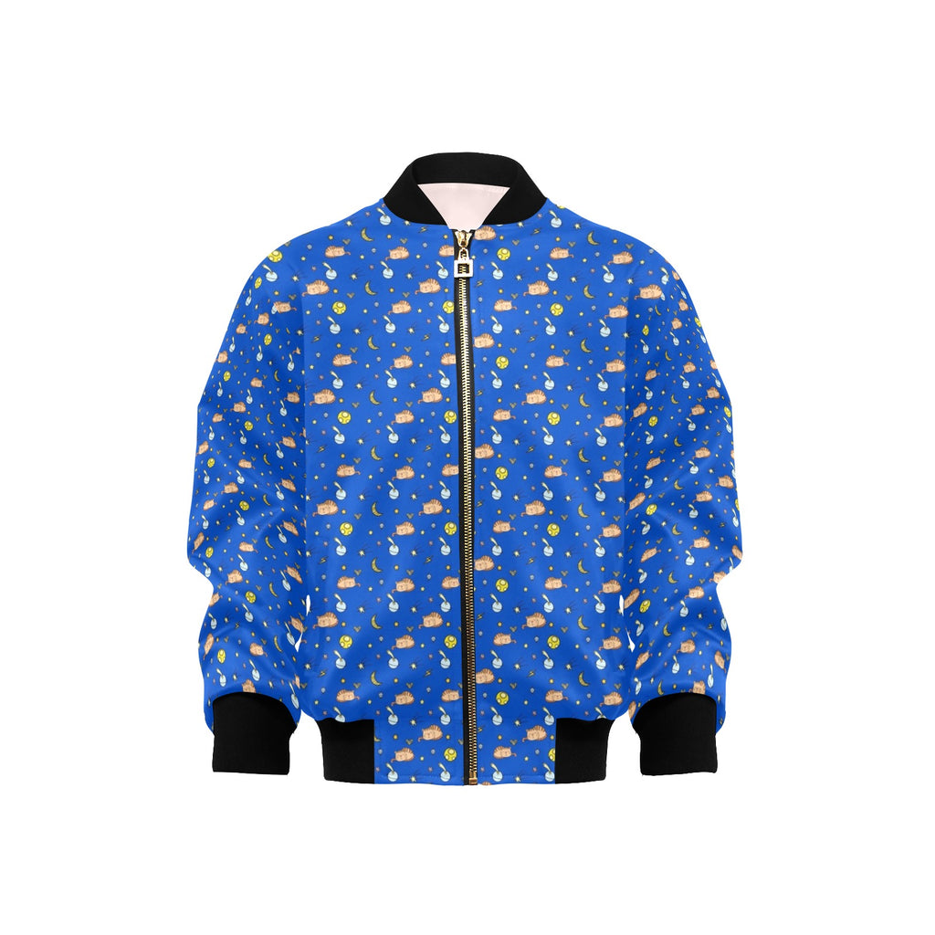Cats In Space Kids Bomber Jacket XL Kids Bomber Jacket animal Printed Offshore Space