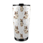 Cheeky Cats 20oz Mobile Tumbler with Lid (Black Lock) 20oz Travel Mug animal Printed Offshore
