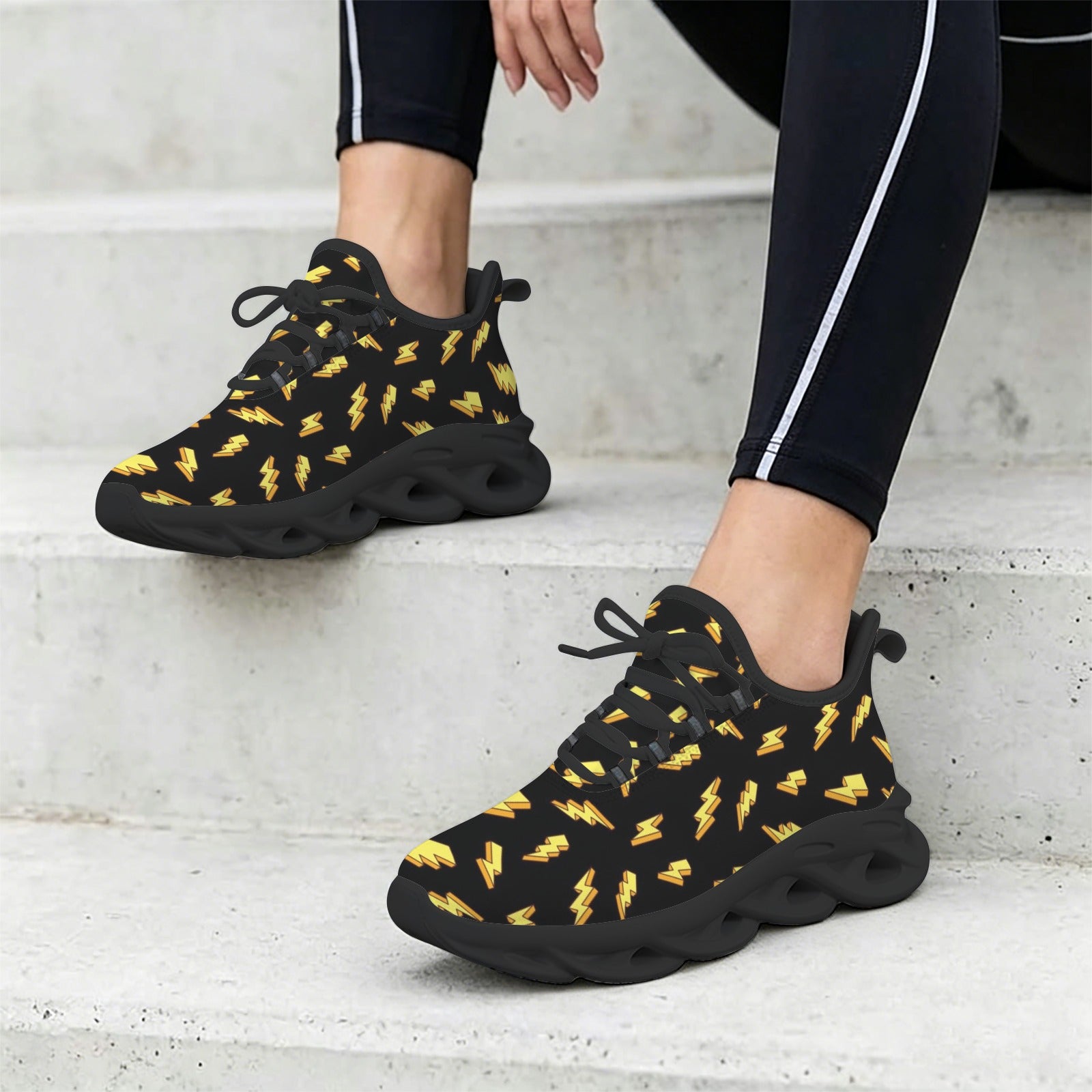 Lightning Bolts Women's Twisted Sole Sneakers