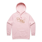 Barista - Womens Hoodie Pink Womens Hoodie Coffee Printed In Australia