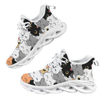 Cute Cartoon Cats Women's Twisted Sole Sneakers