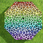 Rainbow Leopard Print Umbrella Umbrella Printed Offshore