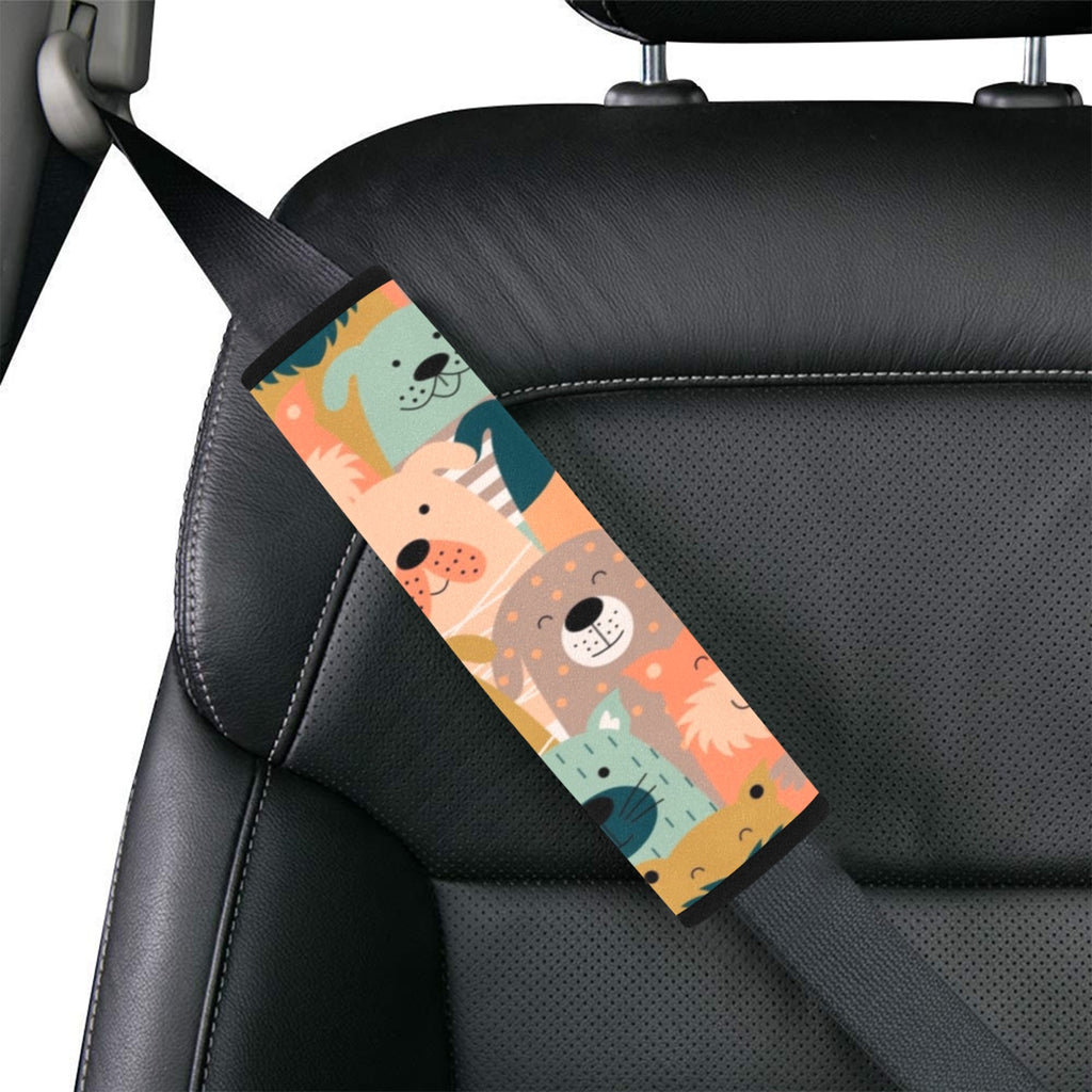 Lots Of Dogs Car Seat Belt Cover 7''x10'' (Pack of 2) Car Seat Belt Cover 7x10 (Pack of 2) animal Printed Offshore
