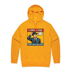 I Came, I Saw, I Forgot What I Was Doing, Retro Gentleman Men's AS Colour Hoodie Gold Mens Hoodie comic Dad Printed In Australia