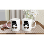 Mumlife - White 11oz Ceramic Mug White 11oz Mug Globally Fulfilled mum