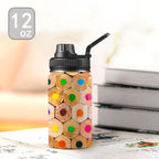 Pencils Kids Water Bottle with Chug Lid (12 oz) Kids Water Bottle with Chug Lid Printed Offshore