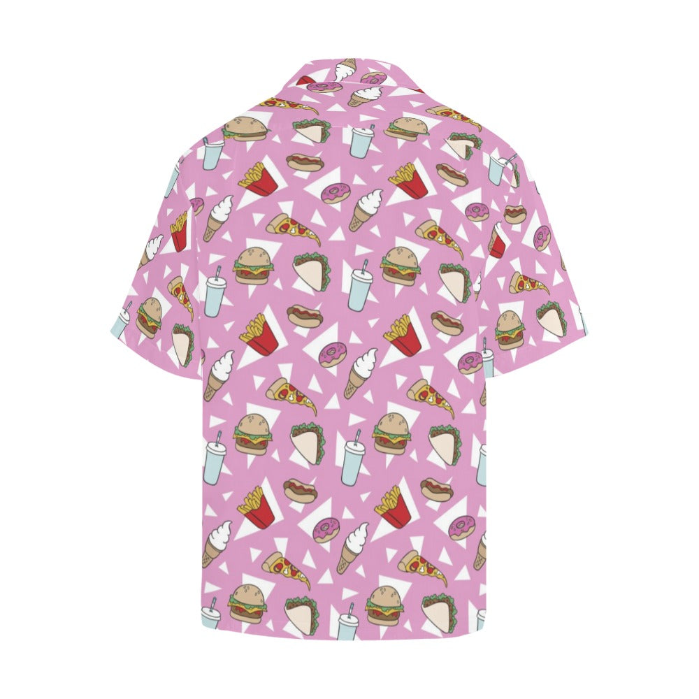 Fast Food Mens Hawaiian Shirt Mens Hawaiian Shirt Printed Offshore
