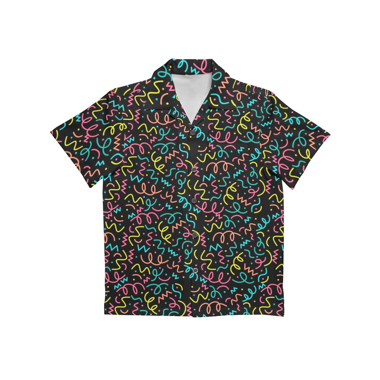 Squiggle Time - Junior Kids Hawaiian Shirt
