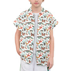 Pretty Moths And Butterflies Senior Kids Hawaiian Shirt