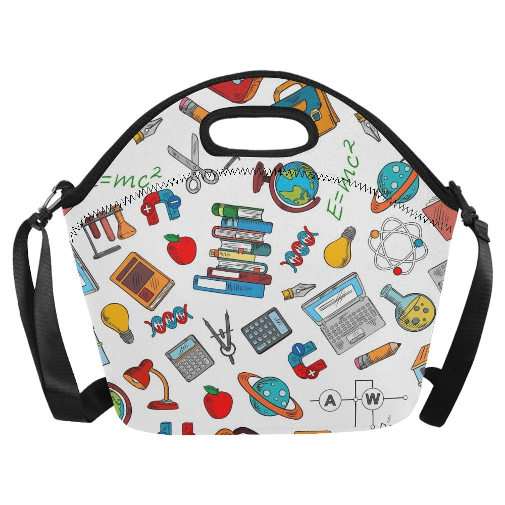School Time - Neoprene Lunch Bag Neoprene Lunch Bag Printed Offshore