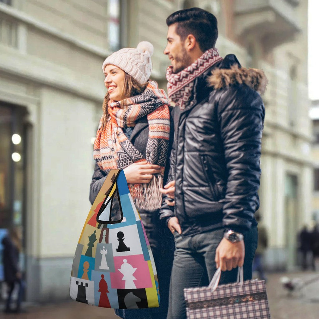 Colourful Chess - Collapsible Shopping Bag