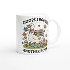 Oops, I Bought Another Book - White 11oz Ceramic Mug White 11oz Mug animal Globally Fulfilled Reading