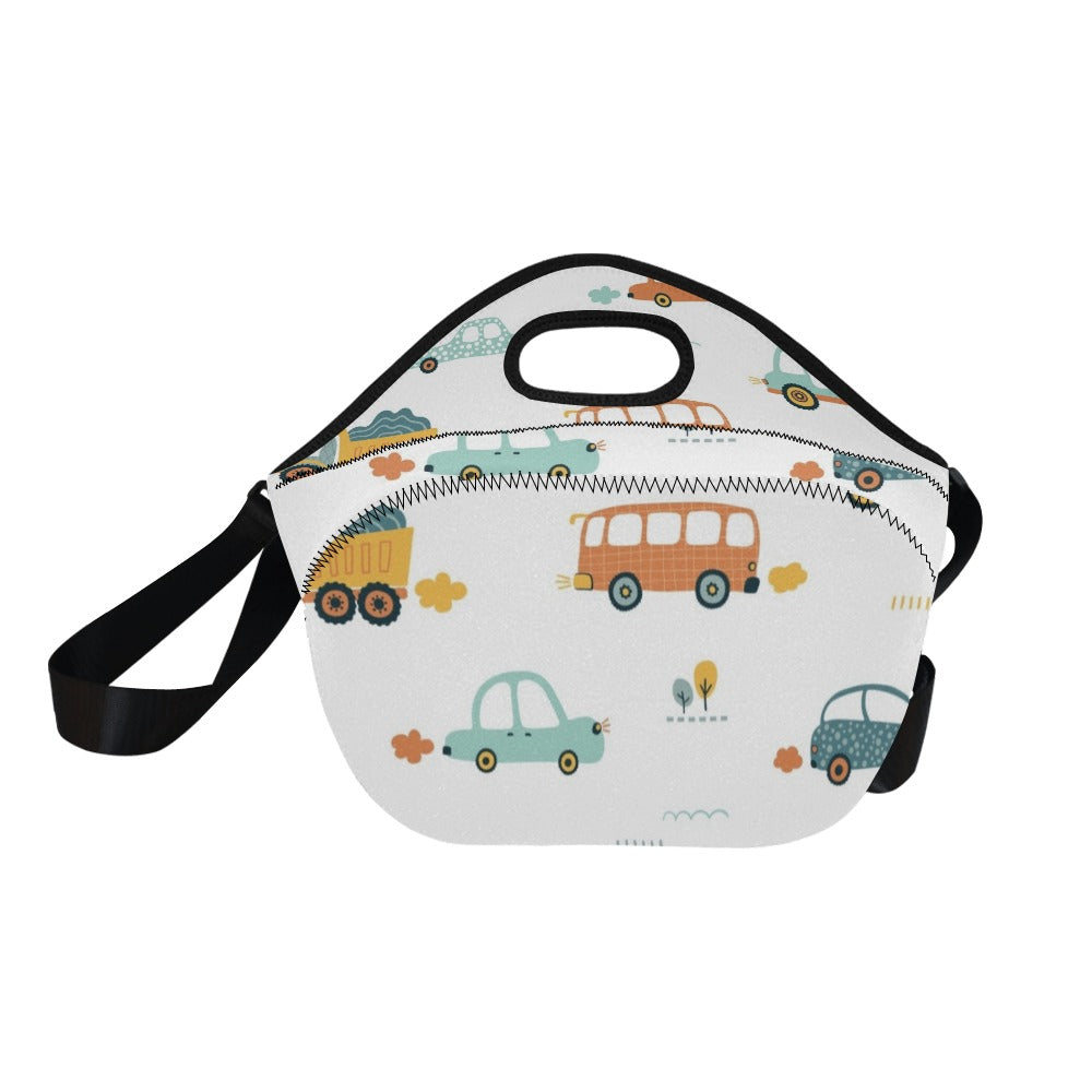 Cars - Neoprene Lunch Bag Neoprene Lunch Bag Printed Offshore