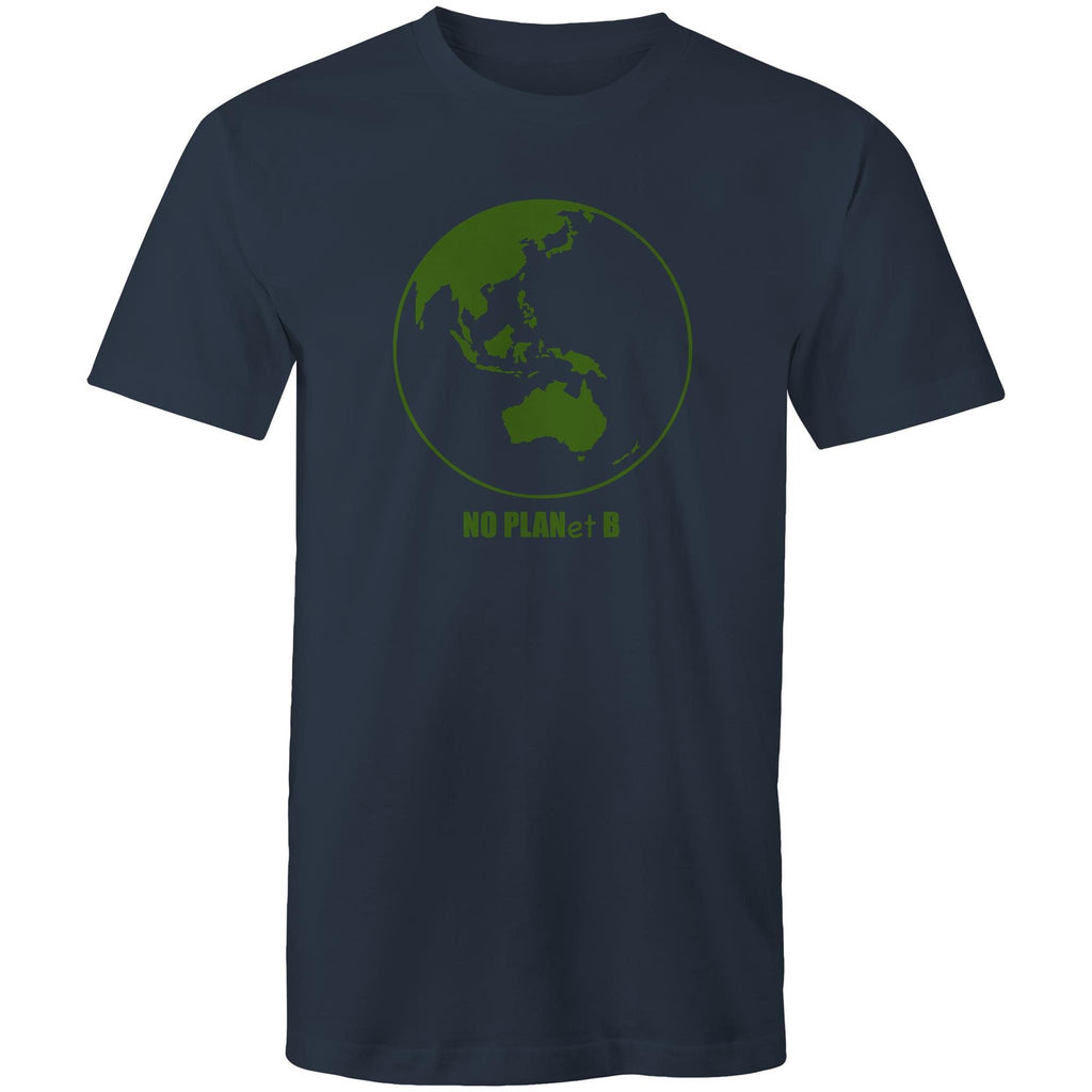 No Planet B, Earth - Mens T-Shirt Navy Mens T-shirt Environment Printed In Australia
