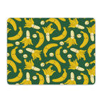 Happy Bananas Leather Mouse Pad Leather Mouse Pad Food Printed Offshore