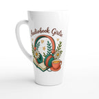 Audiobook Girlie - White Latte 17oz Ceramic Mug Default Title Latte Mug Globally Fulfilled Reading