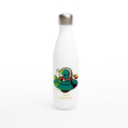 Alien Commute - White 17oz Stainless Steel Water Bottle Default Title White Water Bottle Globally Fulfilled Sci Fi